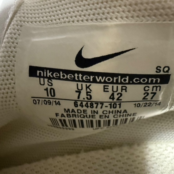 Nike Dunk Sky Mesh High White Size 10 - Picture 11 of 11